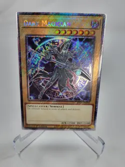 Dark Magician 7th Art RA04-EN106 - Platinum Secret Rare Yugioh Rarity Collection - Image 1