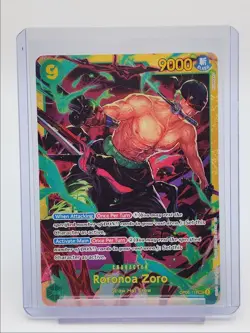RORONOA ZORO 2024 ONE PIECE WINGS OF CAPTAIN SECRET RARE A #OP06-118 Q4490 - Image 1