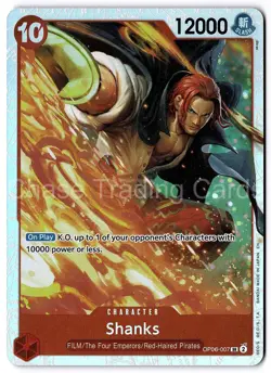 Shanks OP06-007 Super Rare Wings of the Captain One Piece Mint NM - Image 1