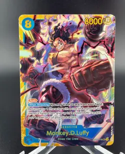 Monkey.D.Luffy OP11-118 SEC - One Piece TCG - English Card Near-Mint Secret Rare - Image 1