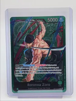 RORONOA ZORO 2025 ONE PIECE LEGACY OF THE MASTER LEADER B #OP12-020 Q4490 - Image 1