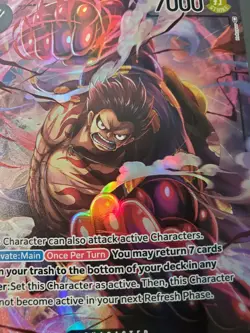 One Piece Kingdoms of Intrigue Monkey D Luffy OP04-090 Alternate Art English NM - Image 2