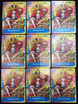 (9) Monkey D. Luffy Alt Art P-043 2nd Anniversary Promo One Piece TCG Lot NM-MT - Image 2
