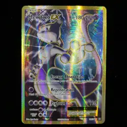 Mewtwo EX Full Art 103/108 Evolutions Holo Pokemon Card LP Free Ship - Image 1