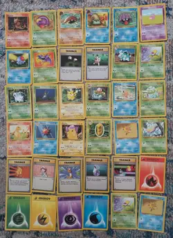 36 1st Edition - Old Pokemon Cards - 100% Vintage Pack - ONLY WOTC - Image 1