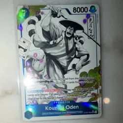 Bandai One Piece Card Game Kouzuki Oden Character Card ST22-005 Holo English - Image 2