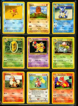 1999 Pokemon BASE SET Cards Lot SHADOWLESS HOLO Ninetales RARE 1st Edition WotC - Image 3