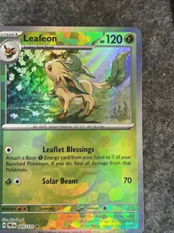 Leafeon (Master Ball Pattern) 005/131 Sv: Prismatic Evolutions Holo Pokemon Card - Image 5