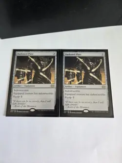 MTG 2x Darksteel Plate # 304 Double Masters 2022 Magic the Gathering Card x2 NM - Image 1