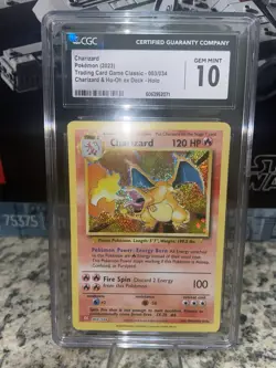 Charizard #003/034 CLC Trading Card Game Classic Holo - CGC 10 Gem Mint - Image 1