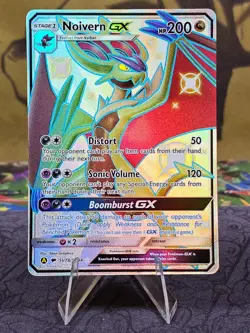 Pokemon TCG Noivern GX SV78/SV94 Hidden Fates Full Art Holo Ultra Rare Card NM - Image 1