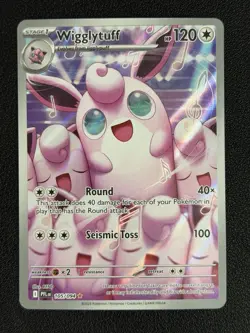 Wigglytuff Illustration Rare 105/094 Phantasmal Flames Holo NM Pokemon TCG Card - Image 1