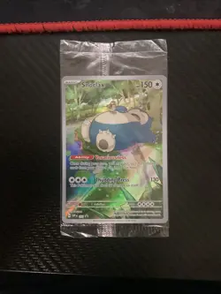 Pokemon Snorlax 051 Sv: Scarlet & Violet Promo Cards Holo 151 (Sealed) - Image 1