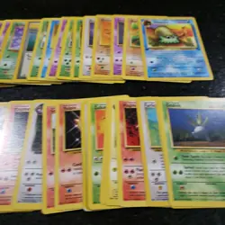 WOTC Pokemon Base Set Card Lot 100+ LP-HP Vintage • Actual Cards Shown - Image 3