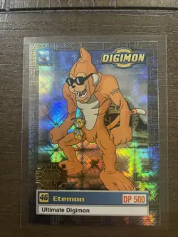Upper Deck 1999 Digimon Exclusive Preview Etemon Card U3 of 8 - Image 3