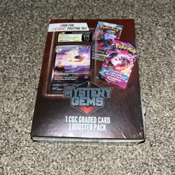 Pokemon TCG: Mystery Gems 2025 - 1 Graded Card, 1 Booster Pack - Image 4