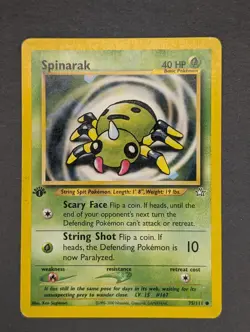 Lot Of 6 Vintage Pokemon Cards - Neo Genesis 1st Ed Non Holo - Image 3