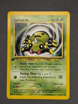Lot Of 6 Vintage Pokemon Cards - Neo Genesis 1st Ed Non Holo - Image 5