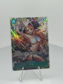 Nami OP14-031 SR Alt Art The Azure Sea's Seven ONE PIECE Card Game Japanese - Image 2