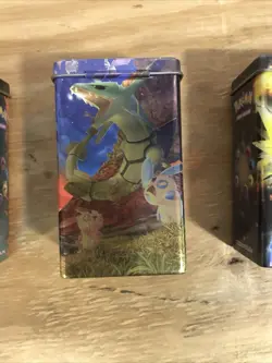 Vintage Pokemon Trading Card Game Tins 2004 Empty Tins Lot Of 3 - Image 3