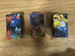 Vintage Pokemon Trading Card Game Tins 2004 Empty Tins Lot Of 3 - Image 5