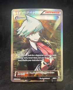 Steven 95/98 XY Ancient Origins Full Art Holo Pokemon Card Near Mint Condition - Image 1