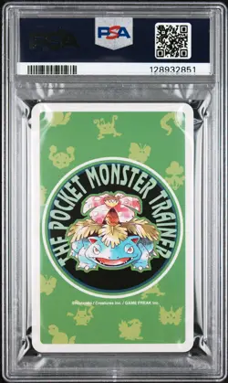 1996 POKEMON GREEN VERSION PLAYING CARDS ACE OF CLUBS #004 CHARMANDER PSA 10 - Image 2