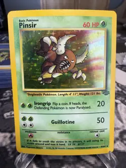 PoKeMoN POKEMON CARD Pinsir JUNGLE SET RARE HOLO 9/64 - Image 1