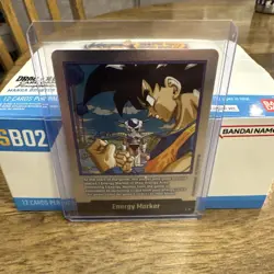 Energy Marker E-77 Silver Manga Booster 02 Dragon Ball Card English - Image 1