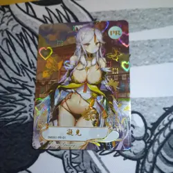 Ningguang Genshin Impact PR Goddess Story Anime Waifu Card PROMO Foil Doujin - Image 1