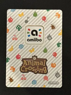 Roald 098 Animal Crossing Amiibo Card Authentic Nintendo US English Series 1 - Image 2