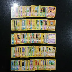 WOTC Pokemon Base Set Card Lot 100+ LP-HP Vintage • Actual Cards Shown - Image 1