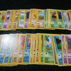 WOTC Pokemon Base Set Card Lot 100+ LP-HP Vintage • Actual Cards Shown - Image 4