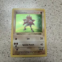 Base Set Shadowless Lot of 5 Cards Mewtwo Gyarados Chansey Ninetails Hitmonchan - Image 2