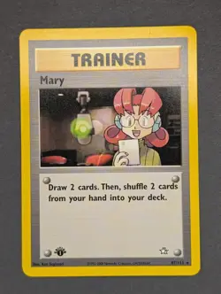 Lot Of 7 Vintage Pokemon Cards - Neo Genesis 1st Ed Non Holo - Image 2