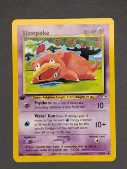 Lot Of 7 Vintage Pokemon Cards - Neo Genesis 1st Ed Non Holo - Image 4