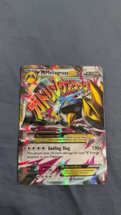 Mega Metagross EX - XY35 - Pokemon XY Promo Ultra Rare Card MP - Image 1