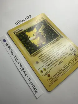 Pokemon IVY Pikachu Black Star 1 - League Promo Exclusive WotC - 1999 Card - Image 2