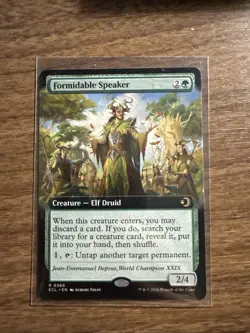 Formidable Speaker (Extended Art) Lorwyn Eclipsed Regular - Image 1