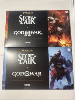 MTG x Playstation Secret Lair x God of War: Greek & Norse Set Non-Foil - Image 1