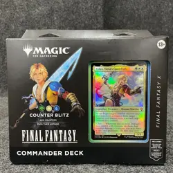 MTG: Limit Break Final Fantasy Commander Deck, Sealed Box is Worn - Image 1