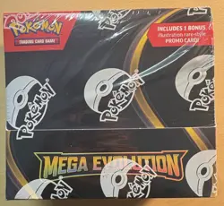 Pokemon TCG MEGA EVOLUTION Enhanced Booster Box, Sealed W/Promo - Image 1