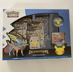 Pokemon 25th Celebrations Deluxe Pin Collection Box Zacian X - Image 1