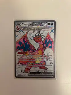 Pokemon TCG Charizard ex SVP 056 Scarlet & Violet Black Star Promo Full Art - NM - Image 1