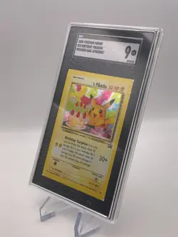 Birthday Pikachu #24 - 2000 Pokemon Black Star Promo WotC - Holo - SGC 9 (Mint) - Image 2