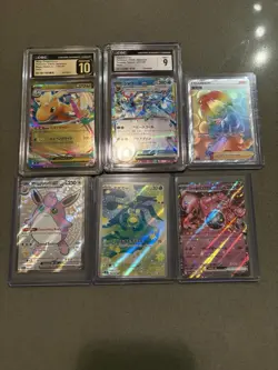 Pokemon TCG CGC 10 Random Lot with Singles and Holos - Image 1