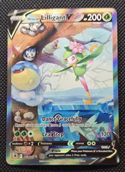 ( HISUIAN LILLIGANT V ) - Alternate Art - 163/189 NM - Pokemon - Astral Radiance - Image 1