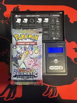 22.00g HEAVY - Pokemon TCG Prismatic Evolution Booster Pack! Possible GOD U - Image 1
