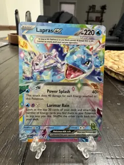 Pokemon TCG Lapras ex 032/142 Double Rare NM Stellar Crown - Image 1