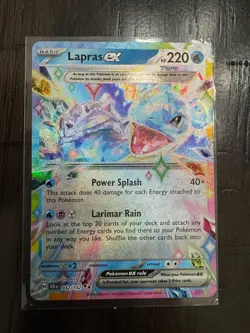 Pokemon TCG Lapras ex 032/142 Double Rare NM Stellar Crown - Image 3